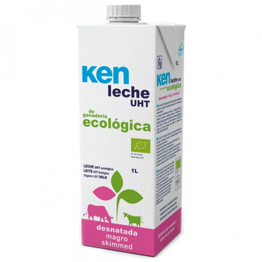 KEN leche ecologica desnatada 1 L